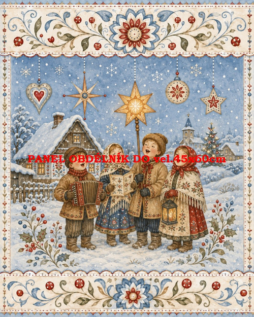Bavlněný panel 8x10 cm - skladem — foto 1