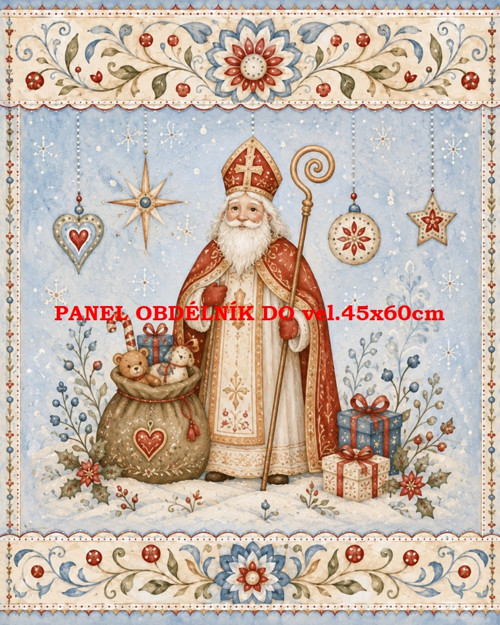 Bavlněný panel 8x10 cm - skladem — foto 1