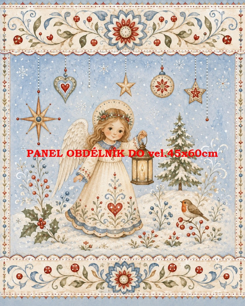 Bavlněný panel 8x10 cm - skladem