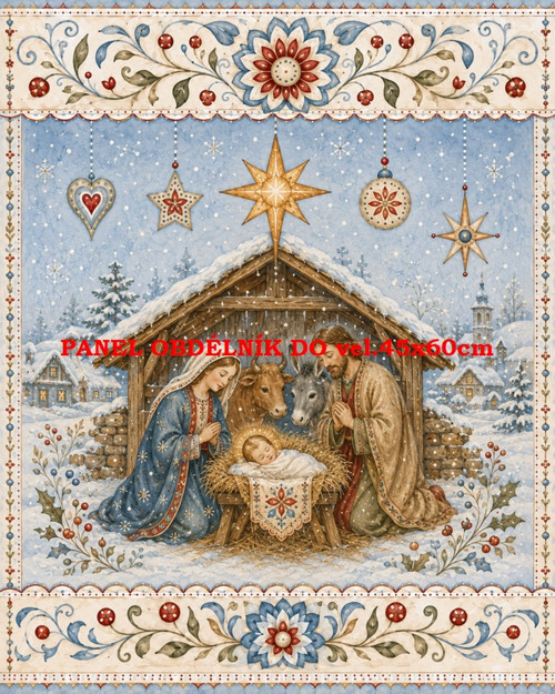Bavlněný panel 8x10 cm - skladem