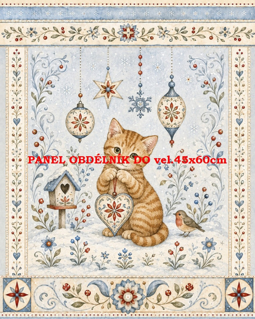 Bavlněný panel 8x10 cm - skladem — foto 1