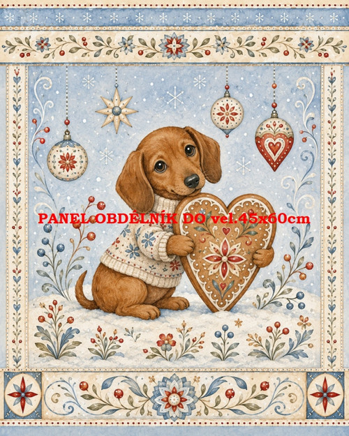 Bavlněný panel 8x10 cm - skladem — foto 1