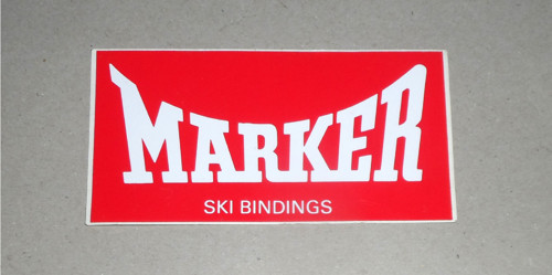 Reklamní SAMOLEPKA • Marker Ski Bindings