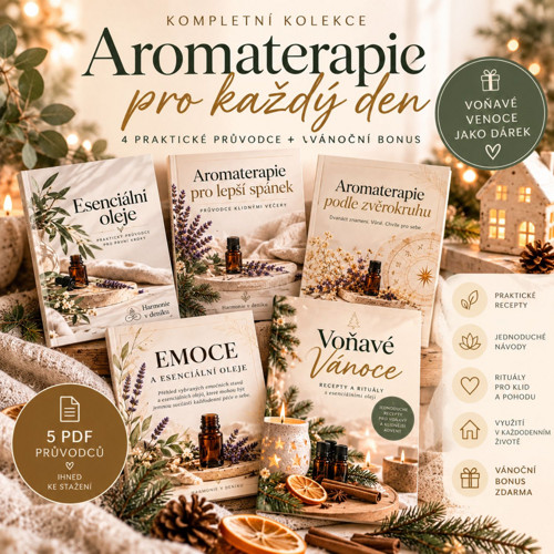 Svět aromaterapie | 4 průvodci + vánoční bonus