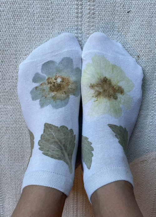 Ponožky ecoprint
