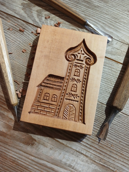 Forma kostelíček 8x12cm