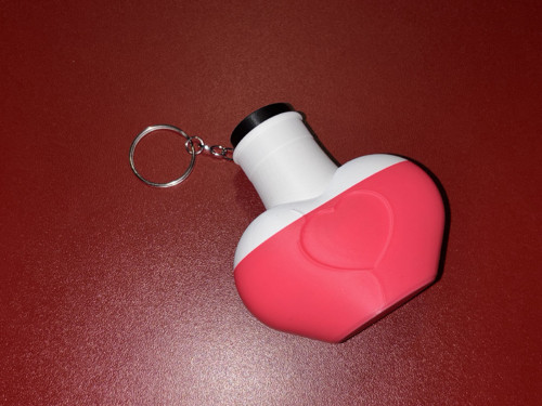 Clicker přívěsek na klíče – Růžový lektvar