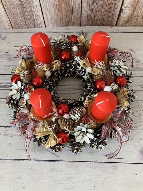 Adventní věnec - Vánoční pohoda