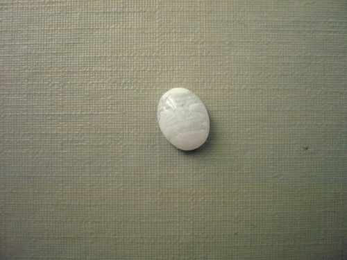 Kabošon - chalcedon krajkový 9 mm, č.6C