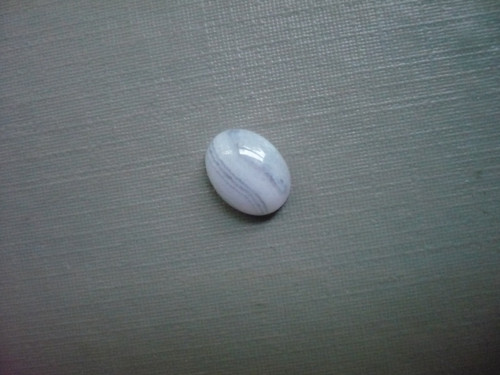 Kabošon - chalcedon krajkový 9 mm, č.41C