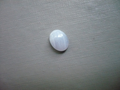 Kabošon - chalcedon krajkový 9 mm, č.49C — foto 1