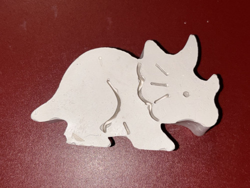 Sádrový odlitek - Dinosaurus Triceratops