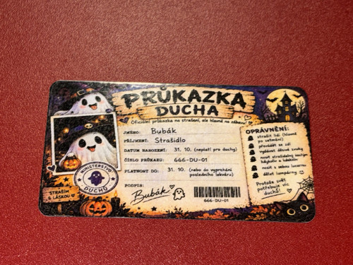 Průkazka ducha