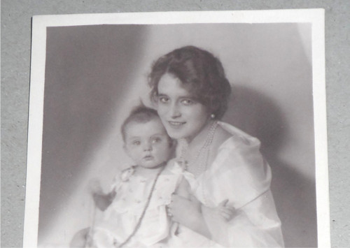 ČB FOTOGRAFIE matka a dítě