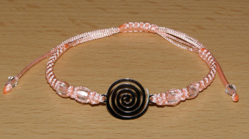 Shamballa náramek - nerez - Spirála