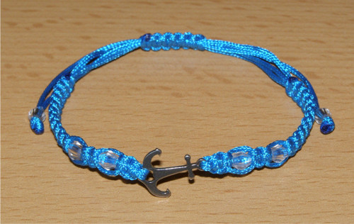 Shamballa náramek - nerez - Kotva
