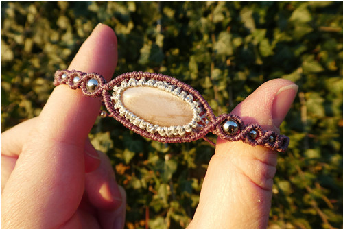 Náramek Peach Moonstone