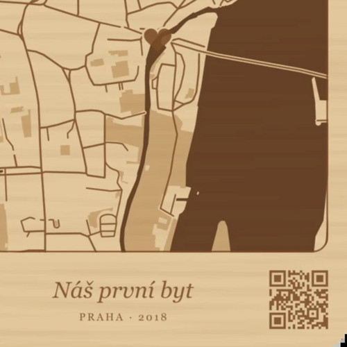 Doplněk: písnička na míru v QR kódu na desce