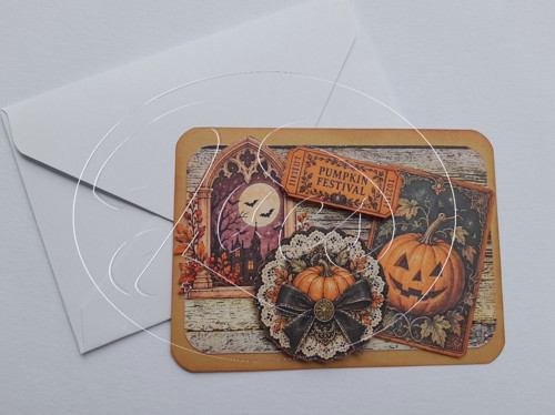 Vzkazová kartička Halloween (1349)
