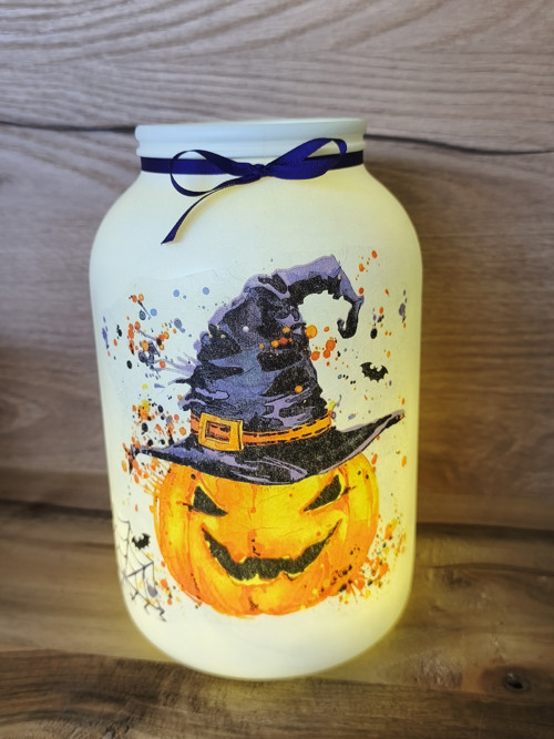 Lucerna Halloweenská dýně