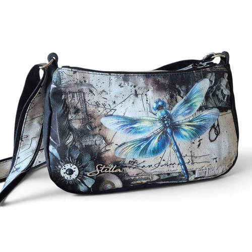 Crossbody Trio velveta - vážka