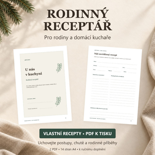 Rodinný receptář | Vlastní recepty PDF
