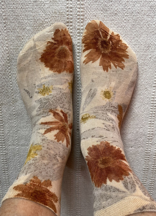 Ponožky ecoprint
