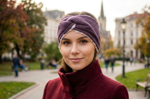 Dámska čelenka Lilac