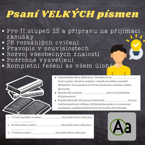 Psaní velkých písmen (PDF soubor)