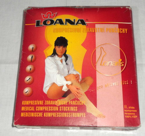 Kompresivní zdravotní PUNČOCHY Lonaris • Loana