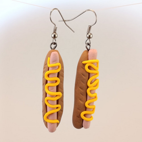 Hot Dog var.2 – Fimo náušnice
