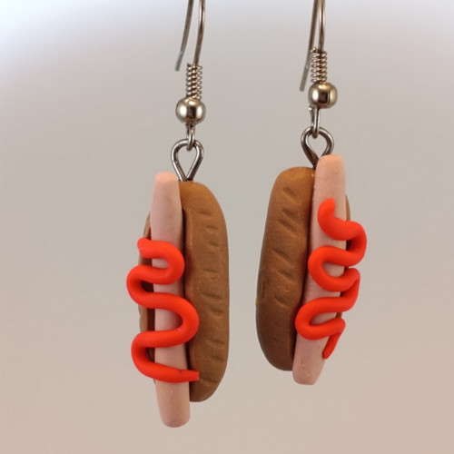Hot Dog var.1 – Fimo náušnice