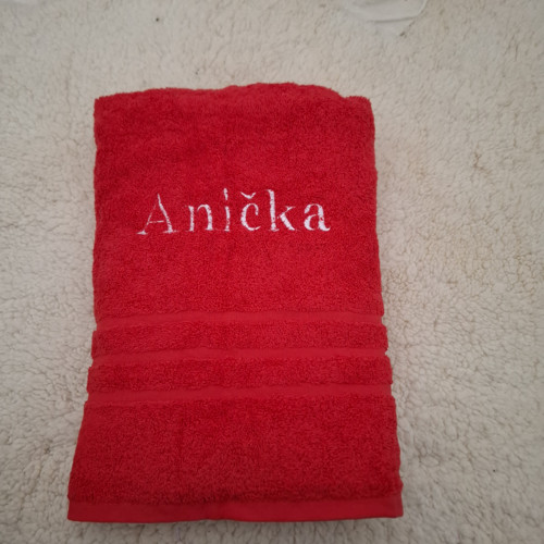 Froté osuška se jménem Anička