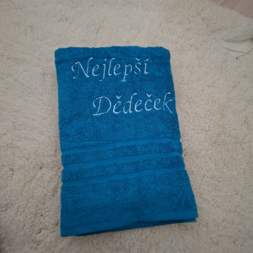 Froté osuška se jménem nejlepší dědeček