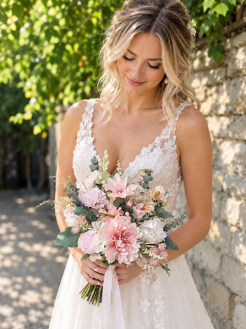 Svatební kytice White Rose