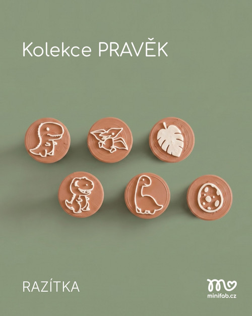 Razítka do modelíny nebo kinetického písku