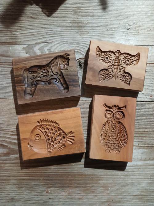 Formy 4ks 7x6cm