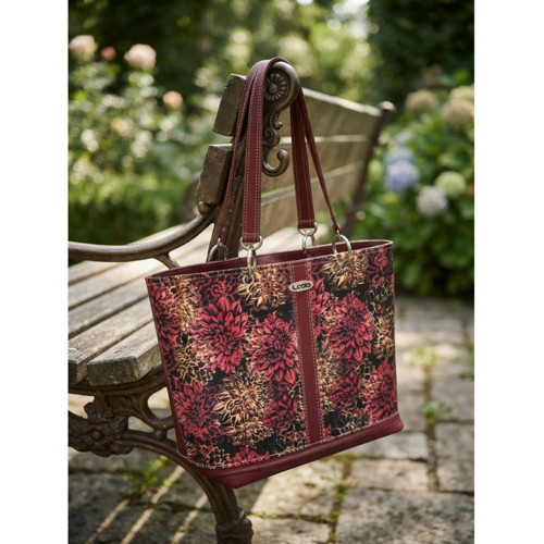 Velká kabelka Pony Batik – vínová