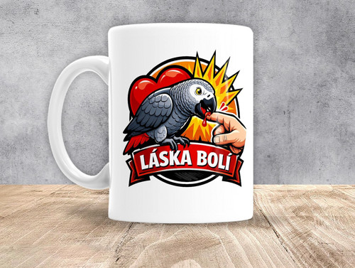 0354 - Láska bolí - Papoušek žako když kousne