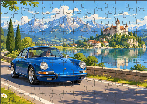 Moon River PORSCHE puzzle 300 dílků