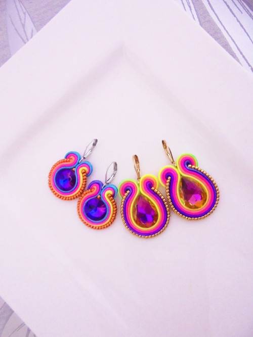 Soutache náušnice 2páry