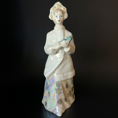 Porcelánová soška Sněhurka 25 cm, Polonne USSR