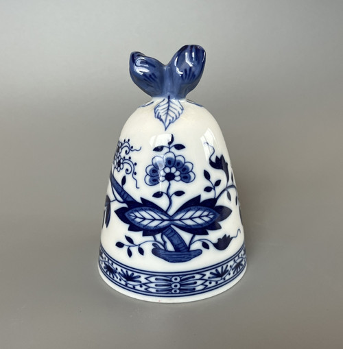 Hutschenreuther Porcelánový zvonek Cibulák 10cm