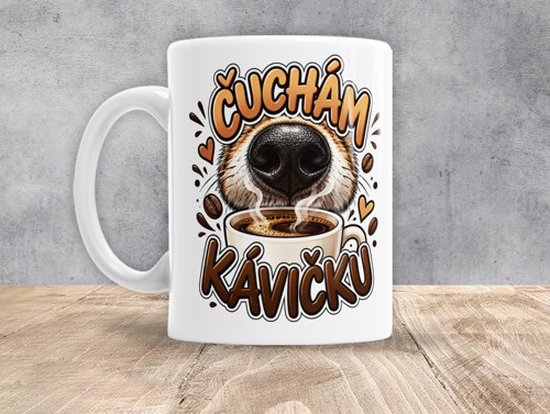 0190 - Čmuchám kávičku - PES