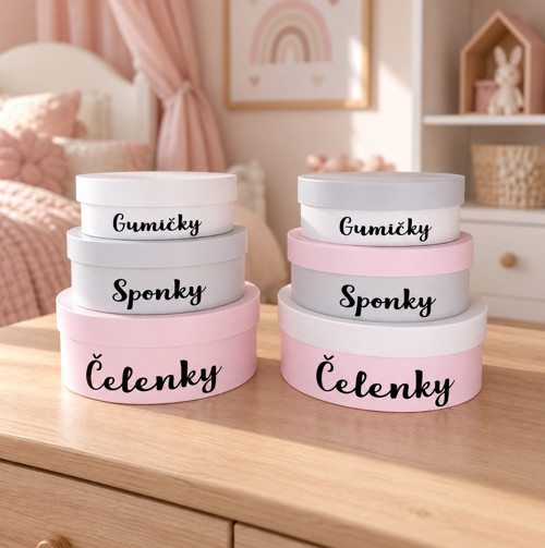 Organizér na gumičky, sponky, čelenky