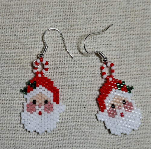 Náušnice Santa