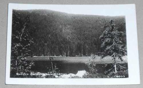 ČB čistá POHLEDNICE • Šumava, Čertovo jezero