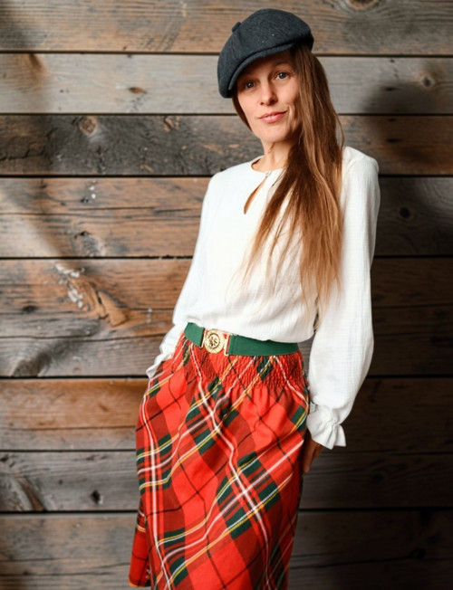 Halenka mušelínová minimalistická noblesní
