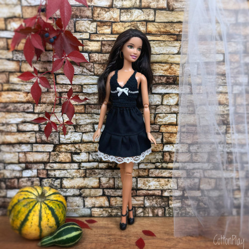 Sada oblečení pro Barbie - Noir Romance