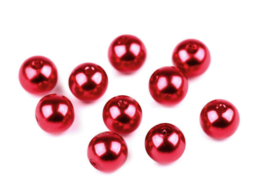Plastové voskové korálky/perly 10mm (20ks)
